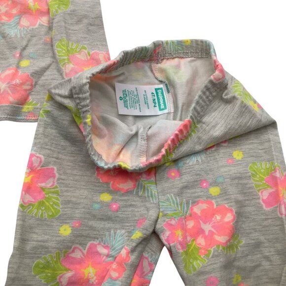 Garanimals Toddler Girls Lot Floral Tank Tops & Shorts 3Pc 5T Shirt & 4T Shorts - Picture 6 of 13